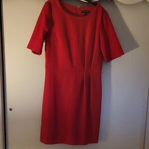Banana Republic Elegant Red Midi Dress